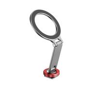 EUGOOCX Support de téléphone magnétique pour griffe froide, support pliable, filetage 6,35 mm, adaptateur de perche à selfie compatible avec étui de téléphone Magsafe