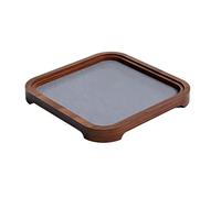 EUGOOCX Support en noyer compatible avec Apple Mac Studio M2 Series, support de refroidissement de bureau avec filtre à poussière pour Mac Studio Accessoires pour ordinateur portable