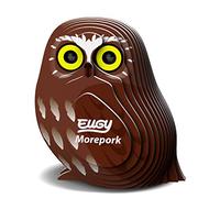 EUGY 036 Morepork Puzzle écologique en papier 3D