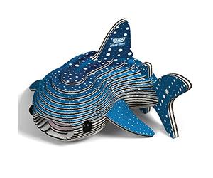 EUGY 049 Requin-baleine. Puzzle 3D en papier écologique