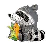 EUGY 103 Raton laveur Eco-Friendly 3D Paper Puzzle