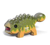 EUGY Ankylosaurus - Puzzle 3D N° 061 - Jouet Créatif en Carton Recyclé - pour Enfants dès 6 Ans et Adultes Jusqu’à 99 Ans- Puzzle Éducatif et Écologique