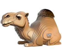 EUGY Chameau - Puzzle 3D N° 136 - Jouet Créatif en Carton Recyclé - pour Enfants dès 6 Ans et Adultes Jusqu’à 99 Ans - Puzzle Éducatif et Écologique