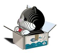 EUGY Chat Tuxedo - Puzzle 3D N° 089 - Jouet Créatif en Carton Recyclé - pour Enfants dès 6 Ans et Adultes Jusqu’à 99 Ans - Puzzle Éducatif et Écologique