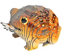 EUGY Crapaud du Désert - Puzzle 3D N° 117 - Jouet Créatif en Carton Recyclé - pour Enfants dès 6 Ans et Adultes Jusqu’à 99 Ans - Puzzle Éducatif et Écologique