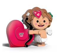 EUGY Cupidon - Puzzle 3D N° 140 - Jouet Créatif en Carton Recyclé - pour Enfants dès 6 Ans et Adultes Jusqu’à 99 Ans- Puzzle Éducatif et Écologique