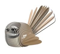 EUGY Fantail - Puzzle 3D N° 002 - Jouet Créatif en Carton Recyclé - pour Enfants dès 6 Ans et Adultes Jusqu’à 99 Ans - Puzzle Éducatif et Écologique