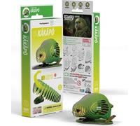 Eugy le perroquet kakapo. Puzzle écologique 3D