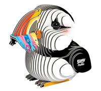 EUGY Macareux - Puzzle 3D N° 101 - Jouet Créatif en Carton Recyclé - pour Enfants dès 6 Ans et Adultes Jusqu’à 99 Ans - Puzzle Éducatif et Écologique