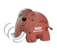 EUGY Mammouth- Puzzle 3D N° 031 - Jouet Créatif en Carton Recyclé - pour Enfants dès 6 Ans et Adultes jusqu'à 99 Ans - Puzzle Éducatif et Écologique