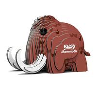 EUGY Mammouth- Puzzle 3D N° 031 - Jouet Créatif en Carton Recyclé - pour Enfants dès 6 Ans - Puzzle Éducatif et Écologique