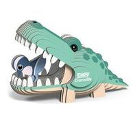 Eugy Modèle 3D kit de construction crocodile 7 pièces vert Vert G