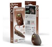 EUGY Puzzle 3D Ninox N°026 - Jouet créatif en carton recyclé, éducatif et écologique, dès 6 ans