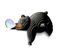 EUGY Ours Noir - Puzzle 3D N° 081 - Jouet Créatif en Carton Recyclé - pour Enfants dès 6 Ans et Adultes Jusqu’à 99 Ans- Puzzle Éducatif et Écologique