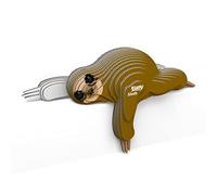 EUGY Paresseux - Puzzle 3D N° 032 - Jouet Créatif en Carton Recyclé - pour Enfants dès 6 Ans et Adultes Jusqu’à 99 Ans - Puzzle Éducatif et Écologique