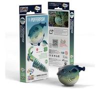 Eugy – Puzzle 3D – Poisson-Globe N°138 – Carton recyclé – Multicolore