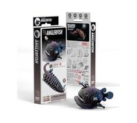 EUGY Poisson-Lanterne - Puzzle 3D N° 116 - Jouet Créatif en Carton Recyclé - pour Enfants dès 6 Ans et Adultes Jusqu’à 99 Ans- Puzzle Éducatif et Écologique