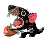 Eugy Puzzle 3D Tasmaanse Duivel 9 x 6,5 cm noir 35 pièces