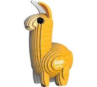Eugy Puzzle lama en 3D 6 x 9 cm carton orange 2 pièces Orange G