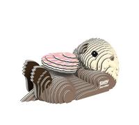 EUGY Sea Otter Loutre de mer Puzzle 3D, EH-060, Gris