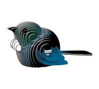 EUGY Tui - Puzzle 3D Oiseau N° 003 - Jouet Créatif en Carton Recyclé - pour Enfants dès 6 Ans et Adultes Jusqu’à 99 Ans- Puzzle Éducatif et Écologique