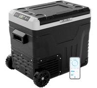 EUHOMY Glacière compresseur de 50 l avec contrôle par application, -20 ℃ ~ 20 ℃, réfrigérateur 12/24 V et 240 V, portable, avec roulettes, pour camping, voyage, pêche, extérieur