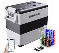 Euhomy Glaciere Electrique 49.4L, Frigo 12v Glacière à Compression Avec App, Glacière Électrique 12v 220v -20°C à 20°C, Mini Frigo Portable, Frigo Camping Pour Voiture, Camping, Voyages Et Camions