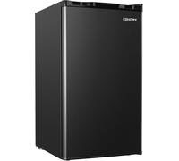 EUHOMY Mini réfrigérateur compact de 0,9 m³ avec congélateur, réfrigérateur compact à porte simple, thermostat réglable, mini réfrigérateur à économie d'énergie, réfrigérateur pour chambre, dortoir