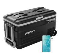 EUHOMY Réfrigérateur 12 V, 80 L (75 L), Réfrigérateur de Voiture 12/24 V CC 110-240 V AC, -17,8 °C ~ 20 °C