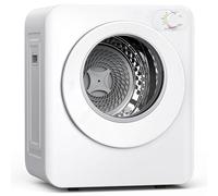 Euhomy Sèche-linge portable 850W Sèche-linge compact 120V avec tambour frontal en acier inoxydable, bouton rotatif, convient pour appartements, chambres