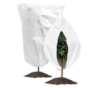 EUIEUT 2 PCS Housse Hivernage Plante Zippé Réglable, Voile d Hivernage Plantes Exterieur, Housses Protection Arbre, Voile Hivernage Palmier Réutilisable pour Arbre, Plante en Pot, Plante (120*180cm)