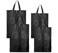 EUIEUT 4 Sacs à Chaussures de Voyage 2 Tailles, Sac à Chaussures Portable, Organisateur de Chaussures de Voyage, Sac à Chaussures en Maille, Sacs à Chaussures avec Fermeture à Glissière, pour Valise