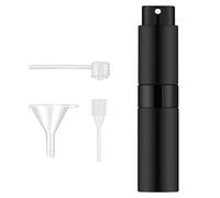 Euiooctory Vaporisateur Parfum Vide Rechargeable 10ML, Anti-Fuite Mini Flacons et Vaporisateurs Vides, Flacon Echantillon Parfum Vide Voyage en Aluminium pour Homme et Femme