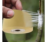 Eujgoov 1 Rouleau de Ruban de Greffage, Film de Greffage PE, pour Arbres Fruitiers Floraux et Ruban de Bourgeonnement en Poly (5CM)