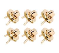 Eujgoov 10 Ensembles Twist Turn Locks Alliage Fermeture de Sac à Main Leathercraft Lock Fermoir Purse Lock Remplacement Purse Making Supplies, 2.1x2.7cm / 0.8x1.1in