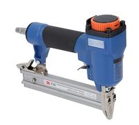 Eujgoov 18 Agrafeuses Pneumatiques pour Tissus D'ameublement, Agrafeuse pour Tissus D'ameublement, Cloueuse à Air, Travail du Bois, 3/8 à 1-3/16 Pouces, pour Projets en Bois Résineux