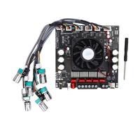 Eujgoov 2.1 Module D'AMPRIFICATION DU CANCHE BT 5.0 Module D'ampli Sonore Numérique avec une Protection de Court-circuit de Commande de Basse Treble pour le Haut-parleur PC Téléphone