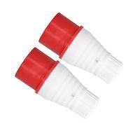 Eujgoov 2 Pièces 5 Broches 32A IP44 Connecteur de Prise Industriel étanche Connecteur d'alimentation Industriel avec Contacts en Laiton pour Atelier Camping Construction Navale en Plein Air