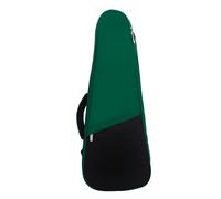 Eujgoov 23 Housse pour ukulélé, Tissu Oxford Imperméable, Rembourrage de Protection, Sangles Réglables, pour Musiciens de Concert et Entraînement, Convient pour ukulélé de 23 Pouces (vert foncé)