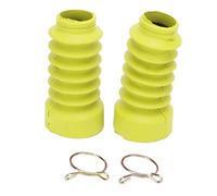 Eujgoov 2pcs Couvercle de Poussière D'amortisseur Motorcycle de Moto Couvercle de Poussière Agculateur pour Dio 18/27/28/34/35 (YELLOW)