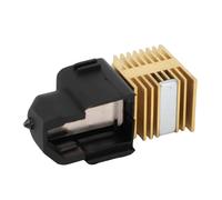 Eujgoov 3D Imprimante Hotend Extrudeuse Hotend Kit pour A1 A1 Mini avec Buse de Placage en Laiton Alliage D'aluminium CuCr Zr Ni Placage 500 ℃ Haut Temple (0,8 mm)