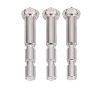 Eujgoov 3PCS 0,4 Mm 0,6 Mm 0,8 Mm 3D Buzle Intégrée Buse Trempée en Acier Complet en Métal Haute dureté et épreuves D'usure Remplacement D' à Haute Vitesse pour N'importe Quel Kobra 3
