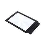 Eujgoov 3X Feuille de loupe en PVC A4 Outil de lecture pleine page