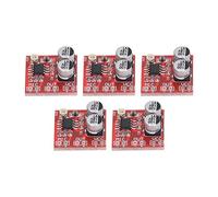 Eujgoov 5Pcs DC 4V-12V Module Amplificateur de Microphone LM386 Carte Amplificateur à Gain Réglable pour Microphone Electret