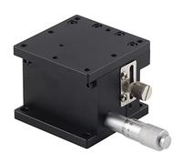 Eujgoov 60 * 60 * 50mm avec le Matériel D'alliage D'aluminium pour des Machines de Production 60 équilibrant L'étape Linéaire Verticale de Réglage Fin D'incidence de Tableau de Glissière de