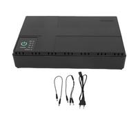 Eujgoov 8800mAh Mini UPS Alimentation, Plusieurs Sorties, USB DC avec Une Puissance de Sortie 18W Compatible pour Les Routeurs, Les Modems, Les Caméras de sécurité, Les (Prise UE)