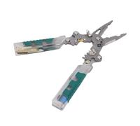 Eujgoov AC DC Live Wire Detection Cut 0.8mm à 2.6mm Compact Pliable Stripper pour les électriciens Pinces électriques Pliantes 18 en 1 avec Testeur de Tension