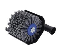 Eujgoov Accessoire de Machine de Polissage de Brunissage, Roue de Tréfilage de Meuleuse d'angle M10, Outil de Brunissage en Fibre d'émeri 80 avec Poignée Souple, pour Bois Métal Acier Inoxydable