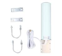 Eujgoov Antenne Omnidirectionnelle à Gain élevé Construction ABS Améliorant Le Signal 4G LTE Connecteur Mâle SMA Gain 12 DBi Idéal pour Les Installations de Modem en Extérieur