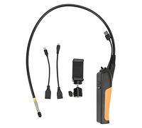 Eujgoov Banque d'alimentation, LED Haute Définition, Endoscope Industriel Pliable pour l'inspection, l'automobile, 'appareil Photo Numérique avec écran, les Lumières LED, le Forage de Pipeline